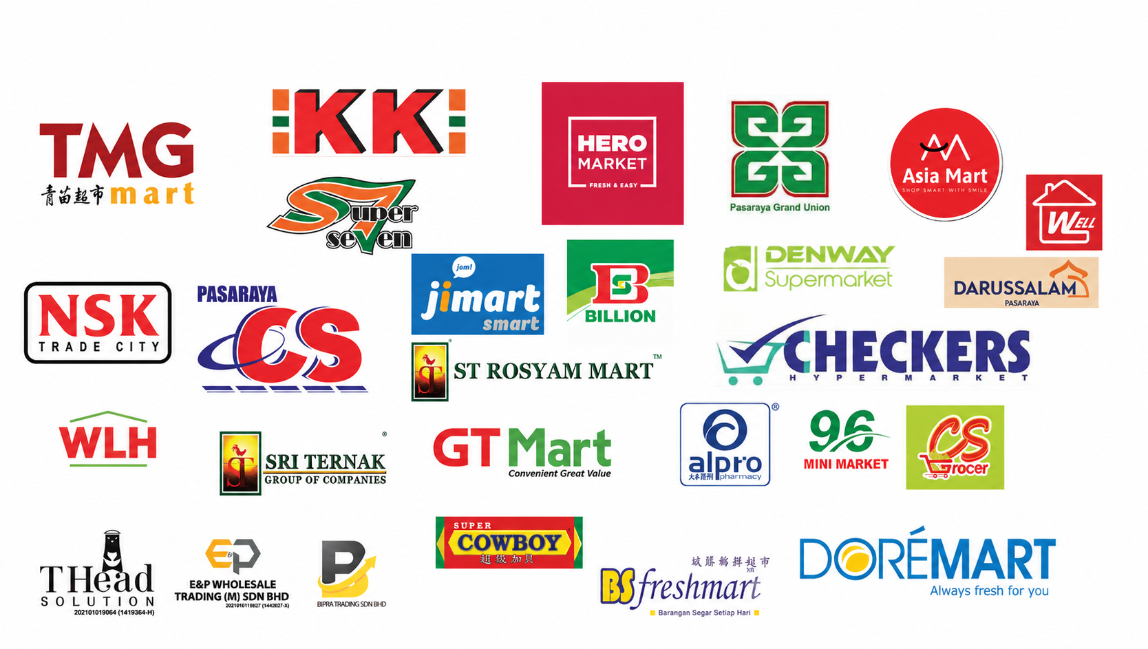 Who we serve logos